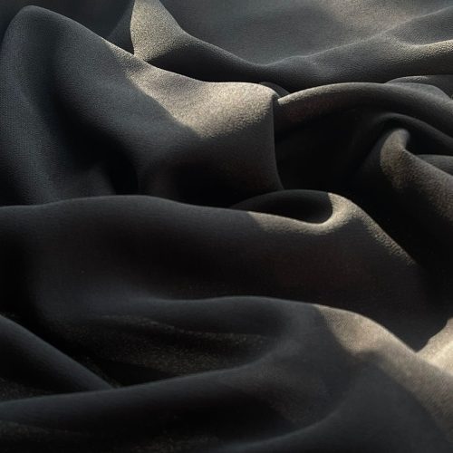 Mudahash Chiffon Black Hijab