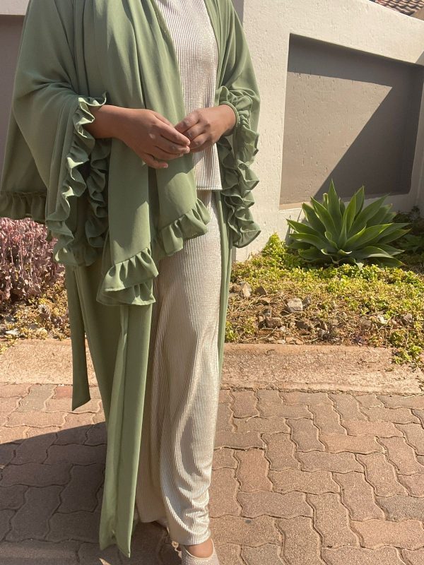 Double Layer Satin Pleated Inner - Image 2
