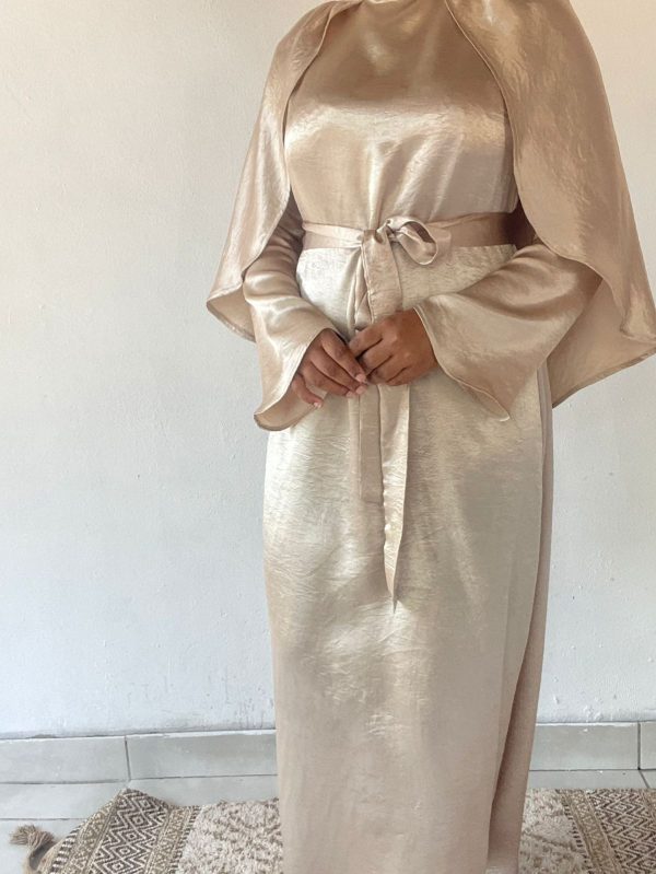 Caped Golden Hour Abaya - Image 2