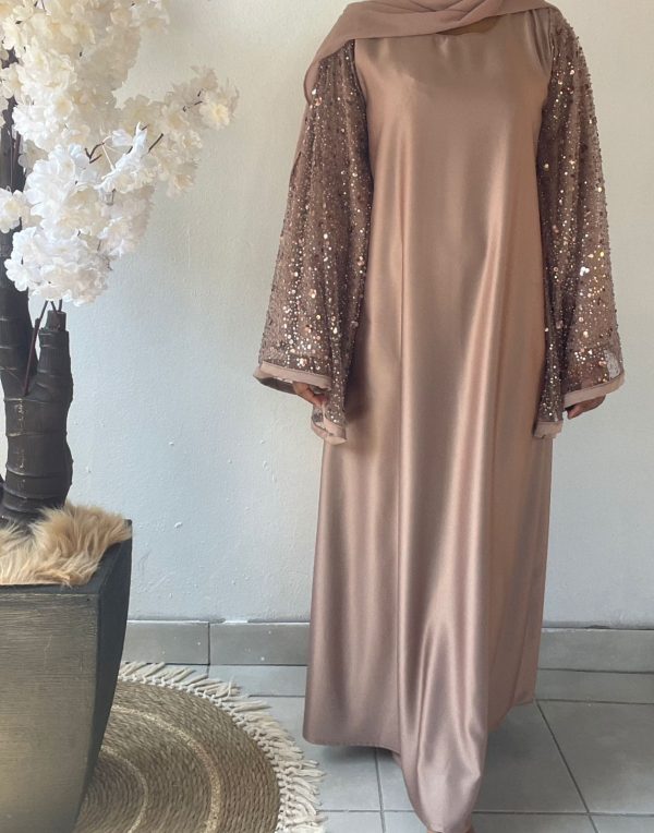 Hollywood Beaded Abaya - Image 3
