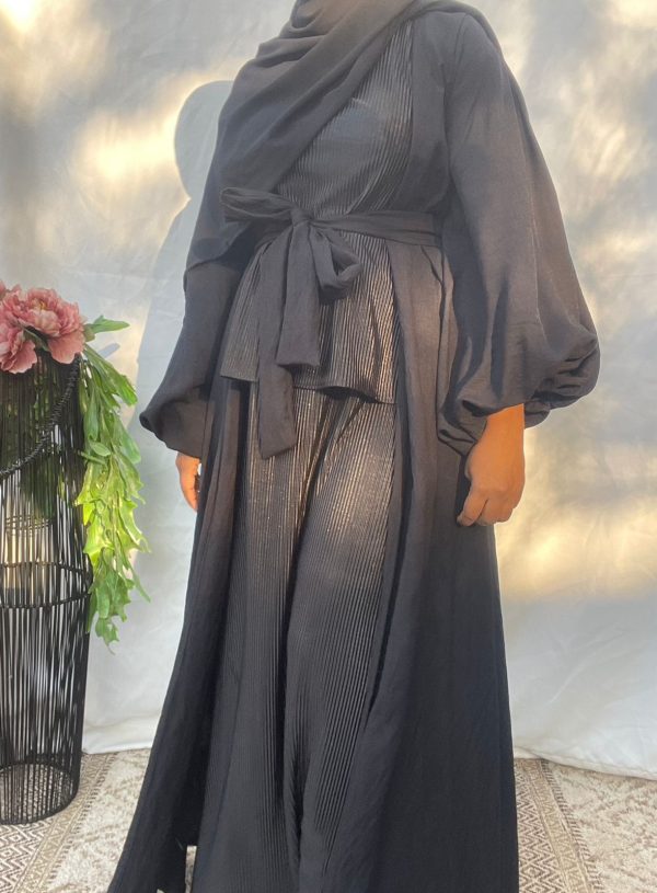 Linen Bubble Sleeve Coat - Image 2