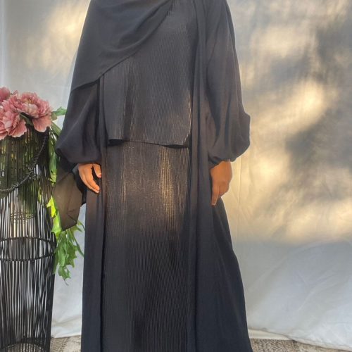 Linen Bubble Sleeve Coat