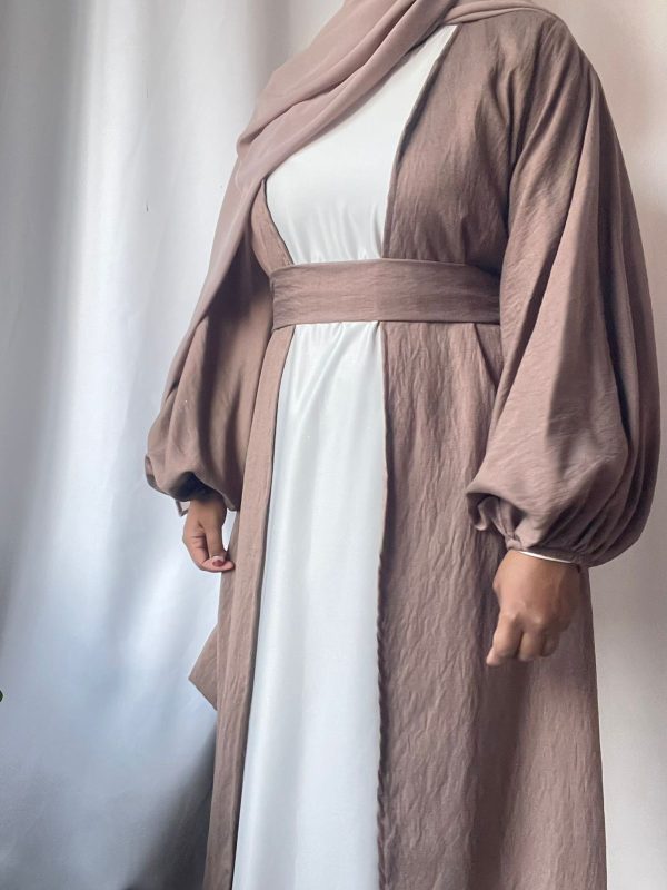 Linen Bubble Sleeve Coat - Image 4