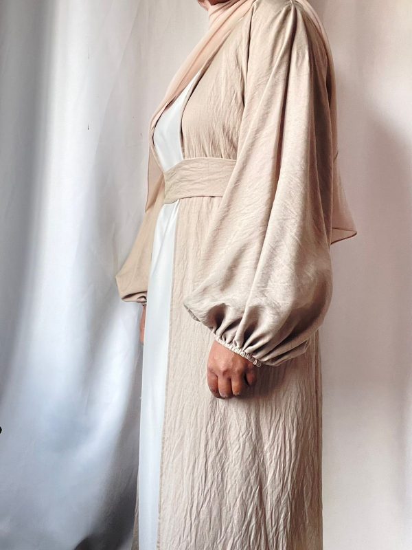 Linen Bubble Sleeve Coat - Image 3