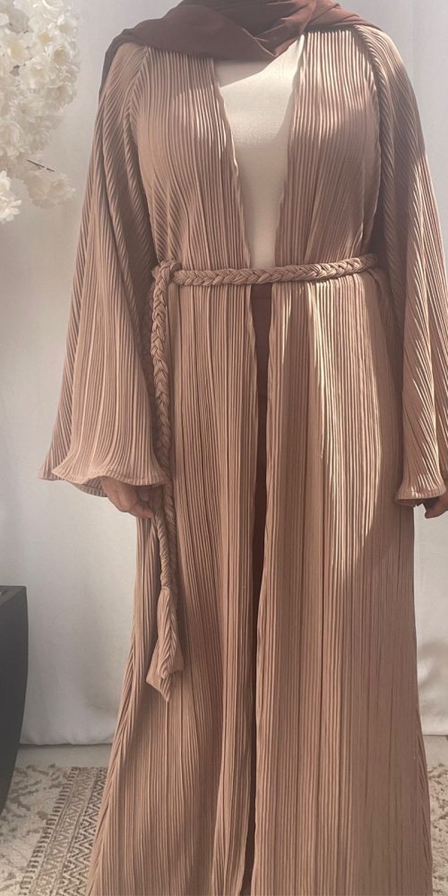 Pleated Braided Coat