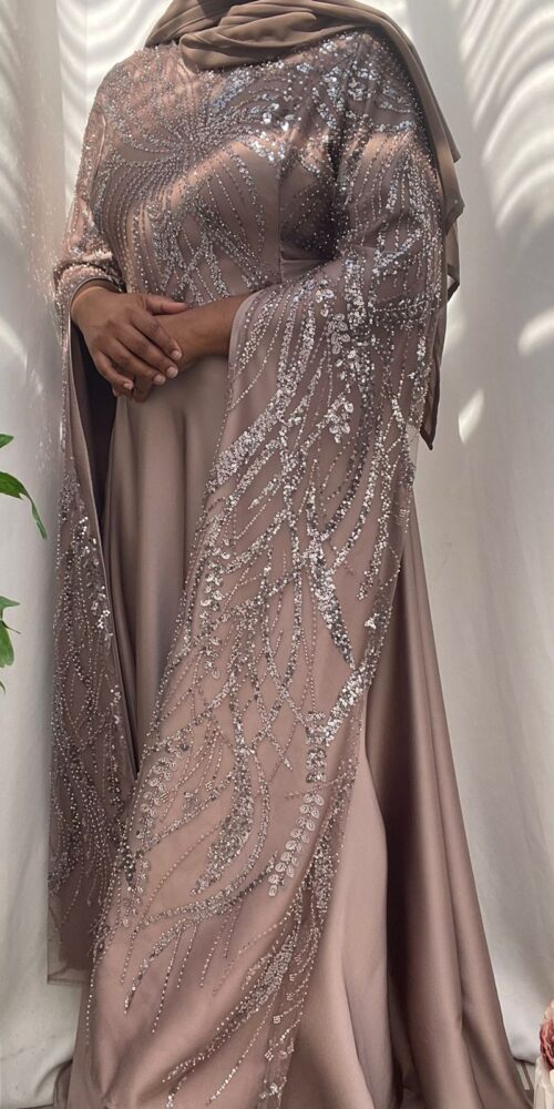 The Latifa Caped Sleeve Dress