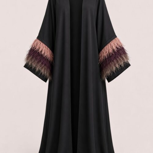 Feathered Abaya