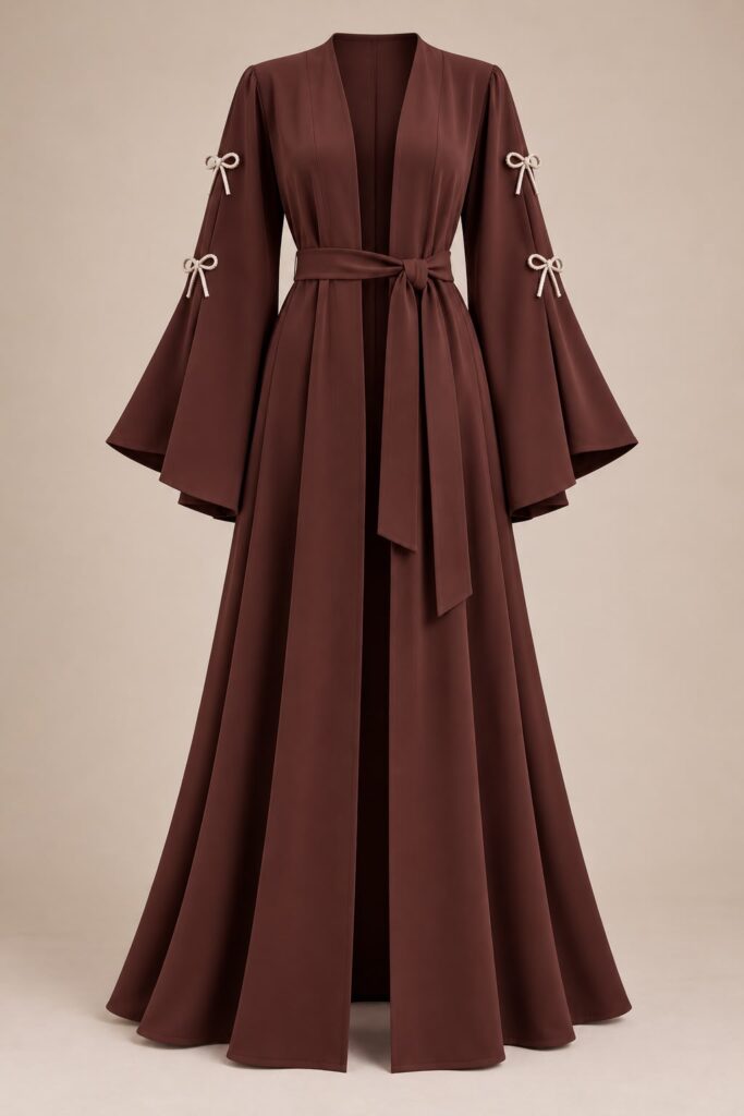 Satin Bow Coat