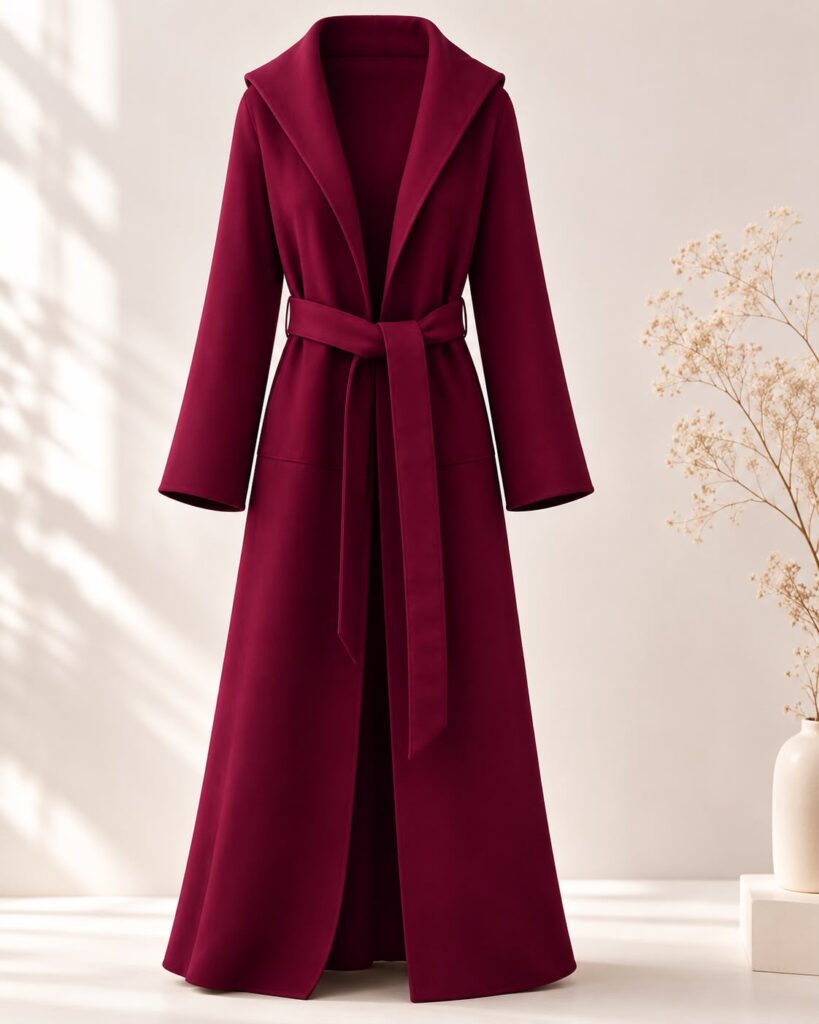 Hooded Abaya Coat