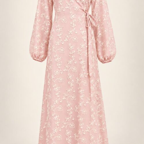 New Embroidered Wrap (Lined Sleeves)