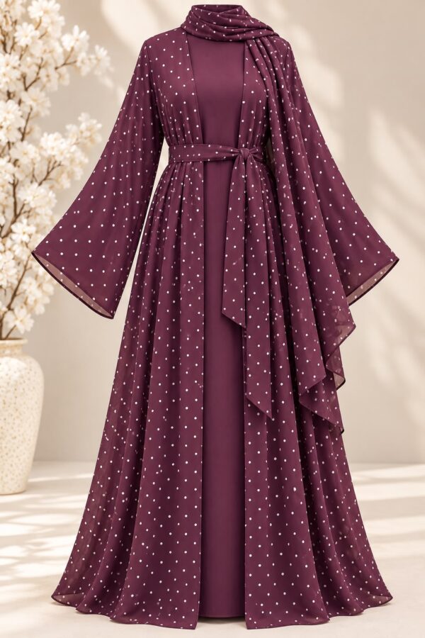Polka Dot Throw & Hijab